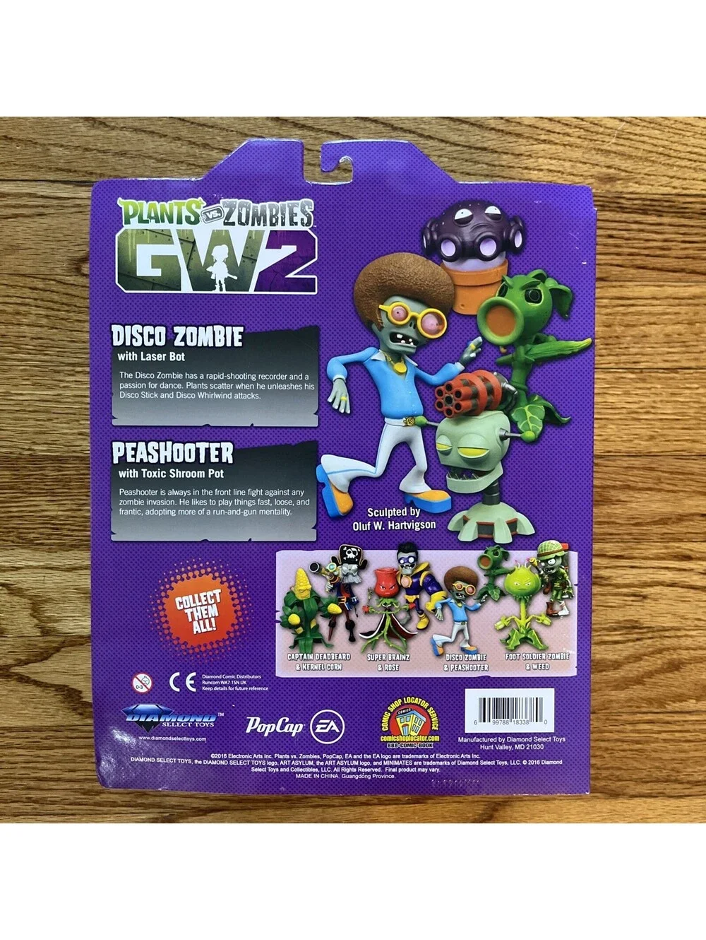 Diamond Select Plants Vs Zombies: GW2 Disco Zombie & Peashooter Figure Set